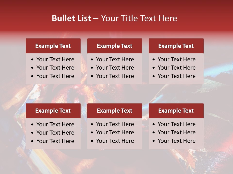 Yellow One Paintings PowerPoint Template