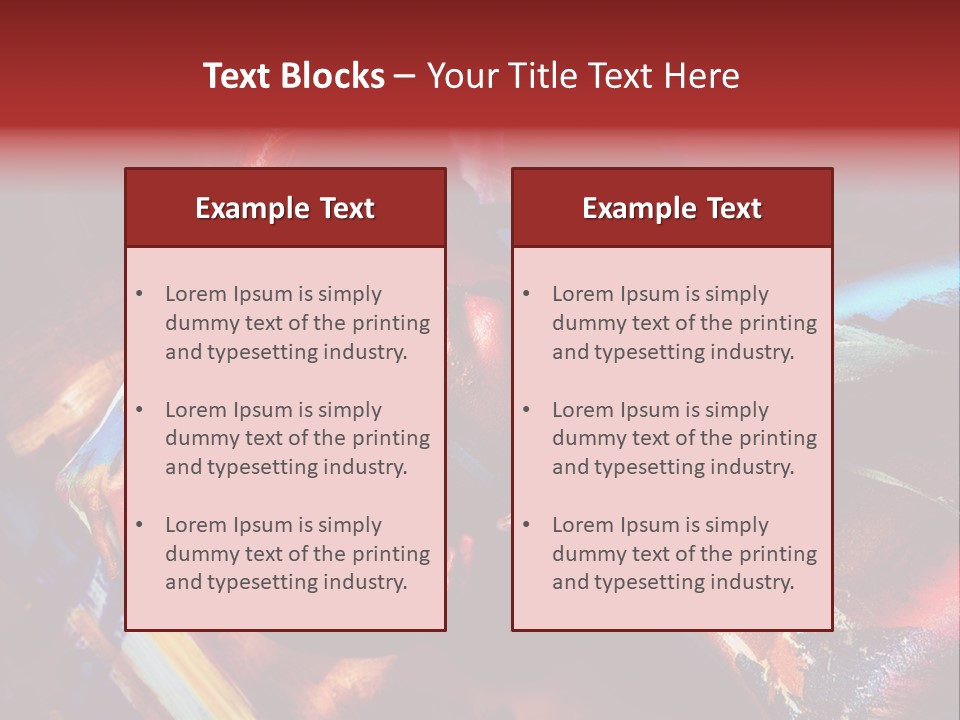 Yellow One Paintings PowerPoint Template
