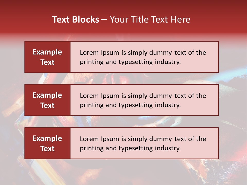 Yellow One Paintings PowerPoint Template