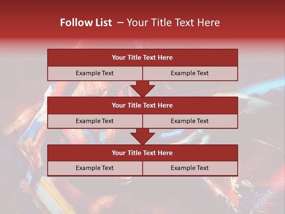 Yellow One Paintings PowerPoint Template