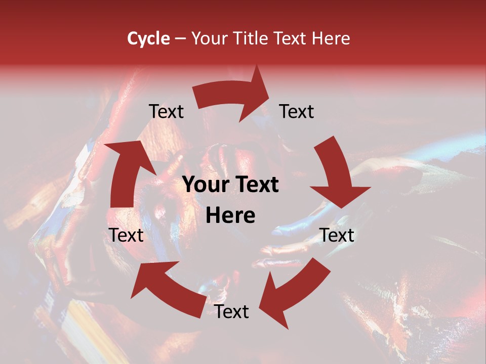 Yellow One Paintings PowerPoint Template