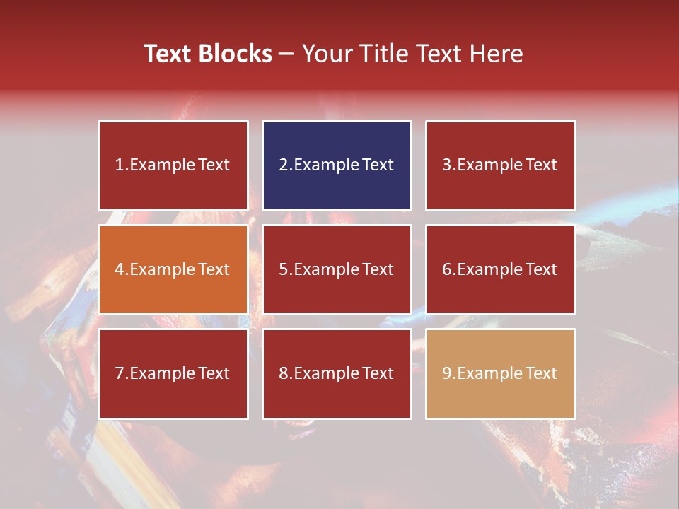 Yellow One Paintings PowerPoint Template