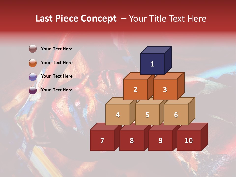 Yellow One Paintings PowerPoint Template