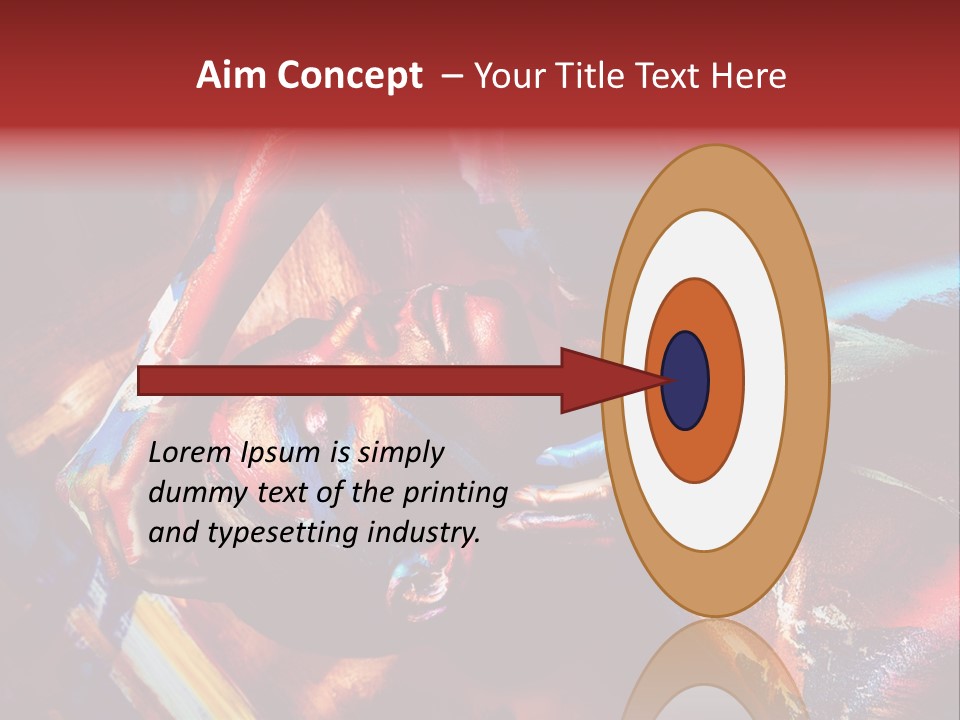 Yellow One Paintings PowerPoint Template