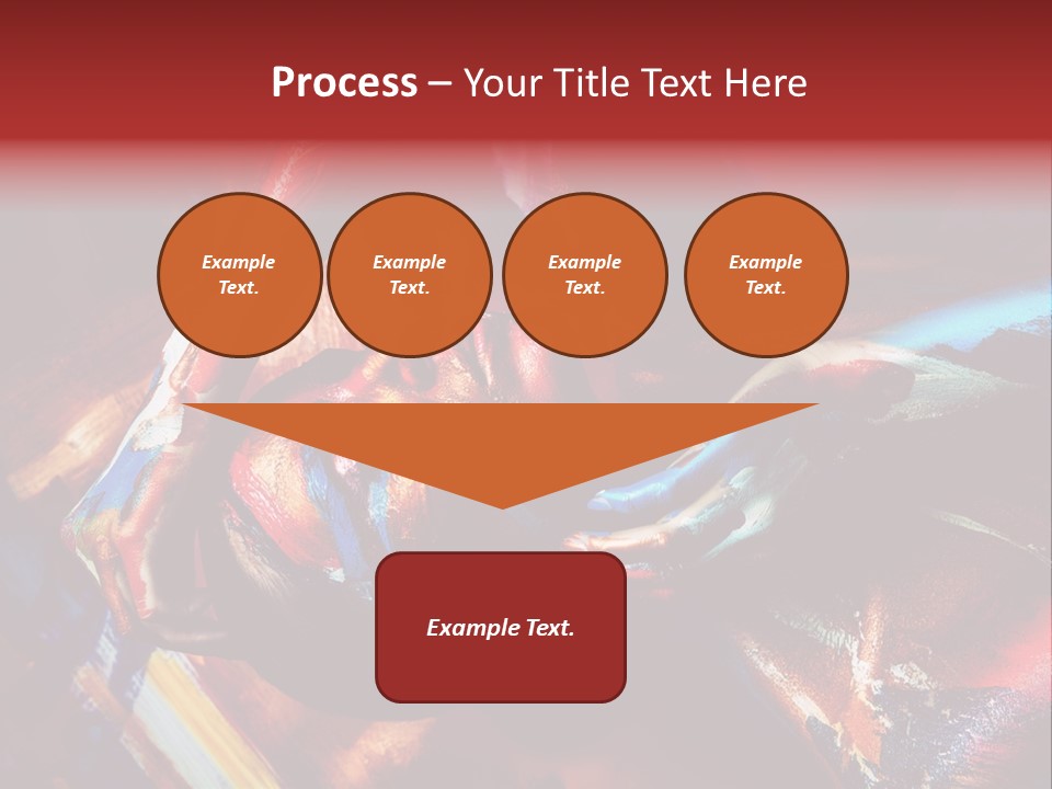 Yellow One Paintings PowerPoint Template