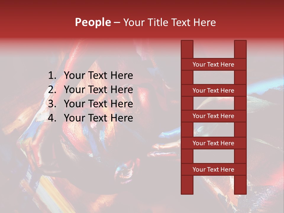 Yellow One Paintings PowerPoint Template