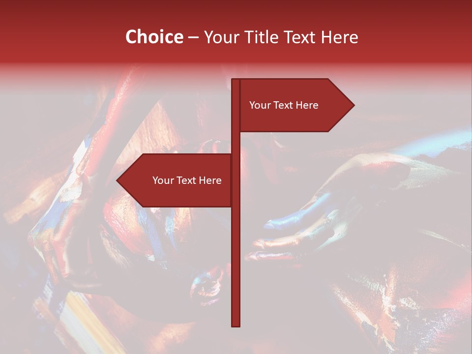 Yellow One Paintings PowerPoint Template