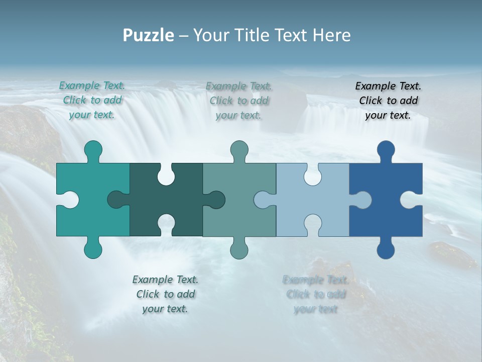 Wave Flow Summer PowerPoint Template