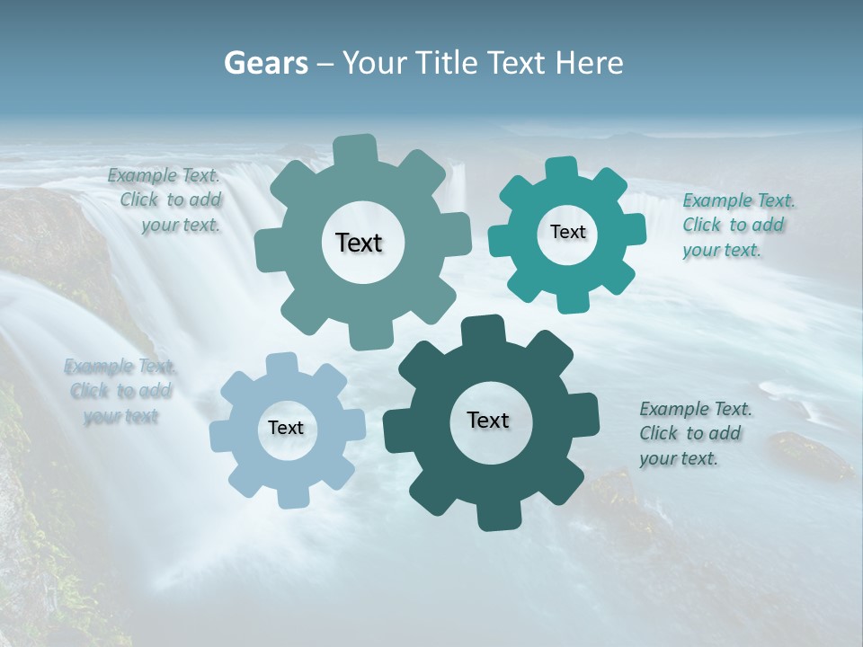 Wave Flow Summer PowerPoint Template