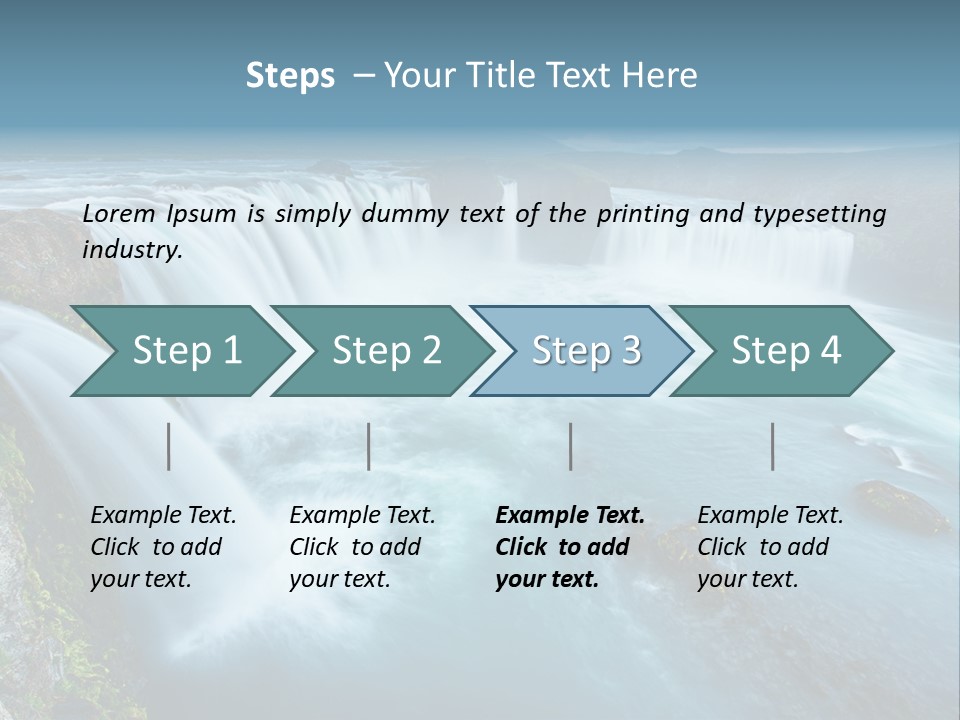 Wave Flow Summer PowerPoint Template