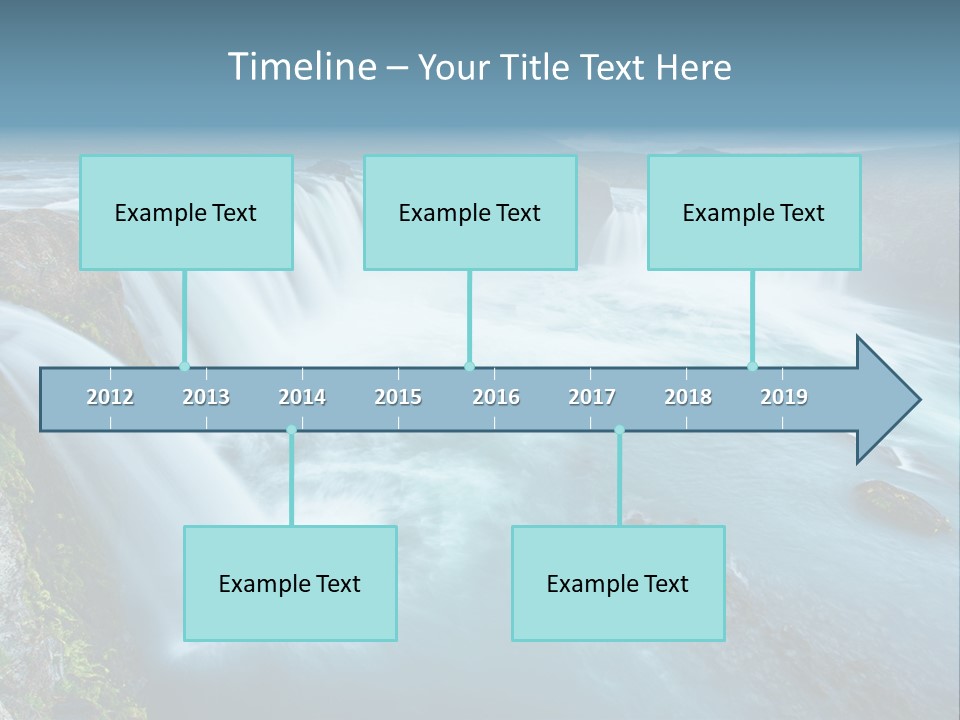 Wave Flow Summer PowerPoint Template
