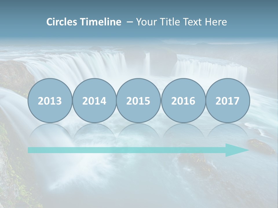 Wave Flow Summer PowerPoint Template