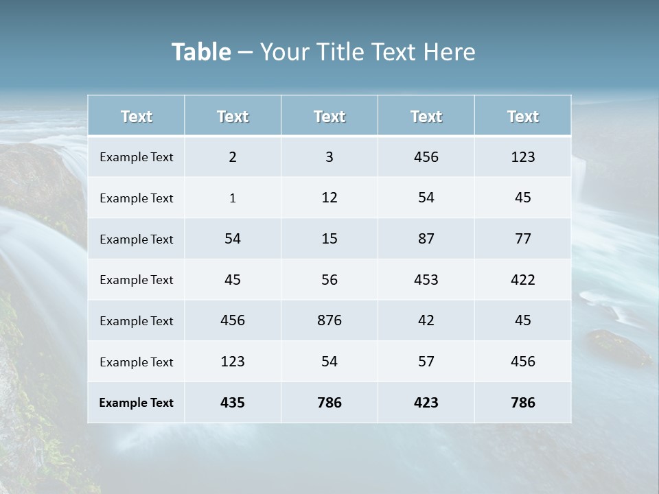 Wave Flow Summer PowerPoint Template