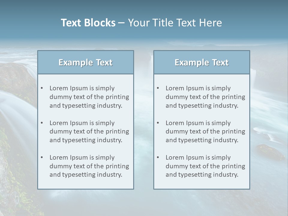 Wave Flow Summer PowerPoint Template