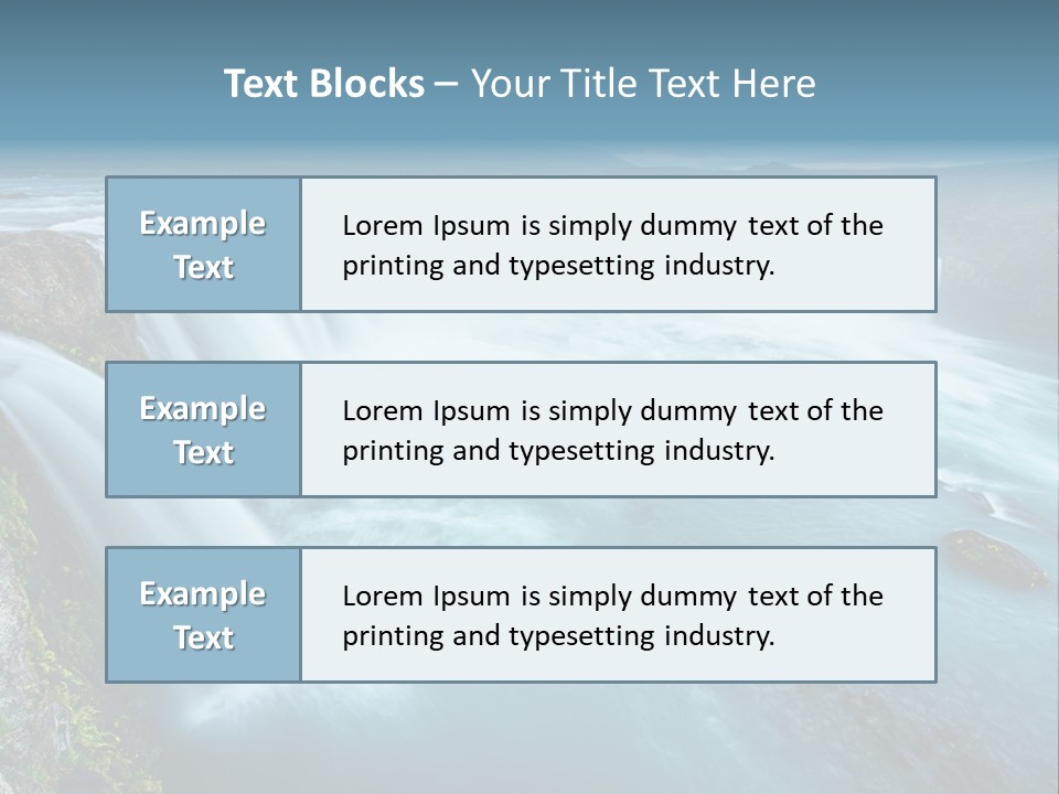 Wave Flow Summer PowerPoint Template