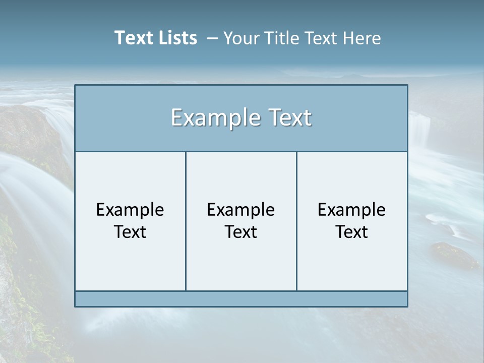 Wave Flow Summer PowerPoint Template