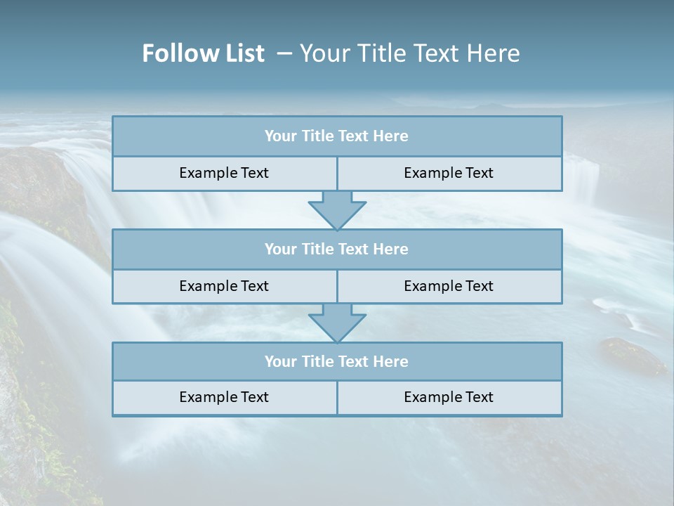 Wave Flow Summer PowerPoint Template