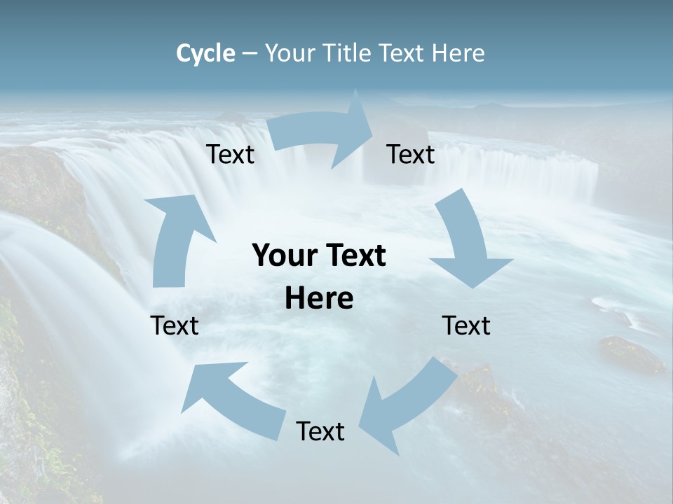 Wave Flow Summer PowerPoint Template