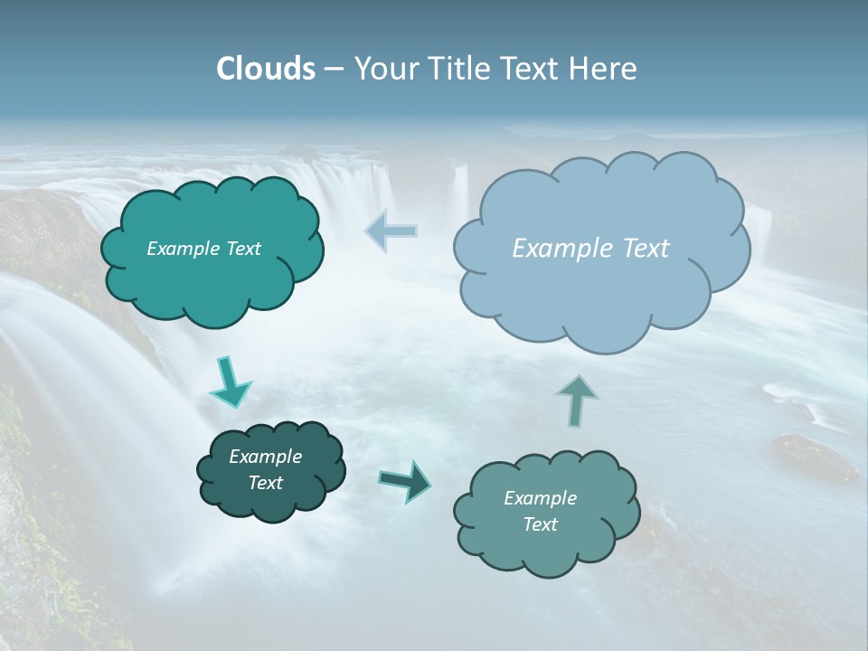 Wave Flow Summer PowerPoint Template