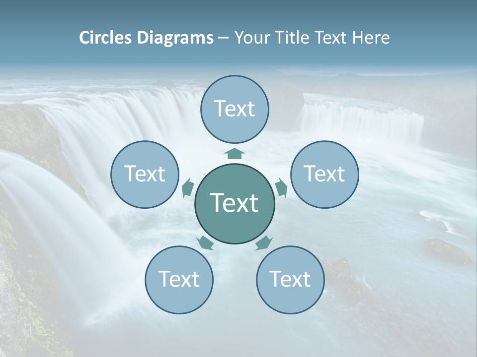 Wave Flow Summer PowerPoint Template