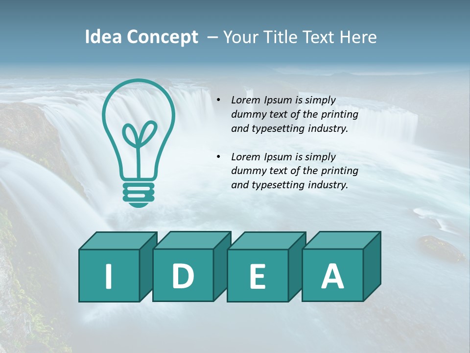 Wave Flow Summer PowerPoint Template