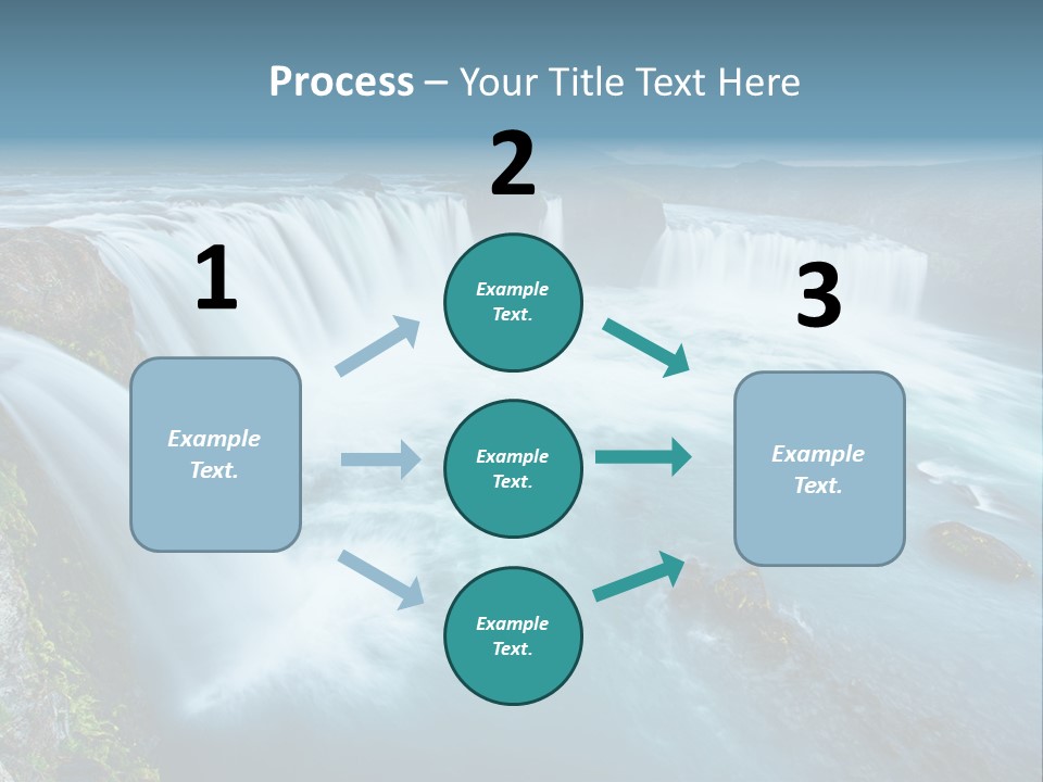 Wave Flow Summer PowerPoint Template