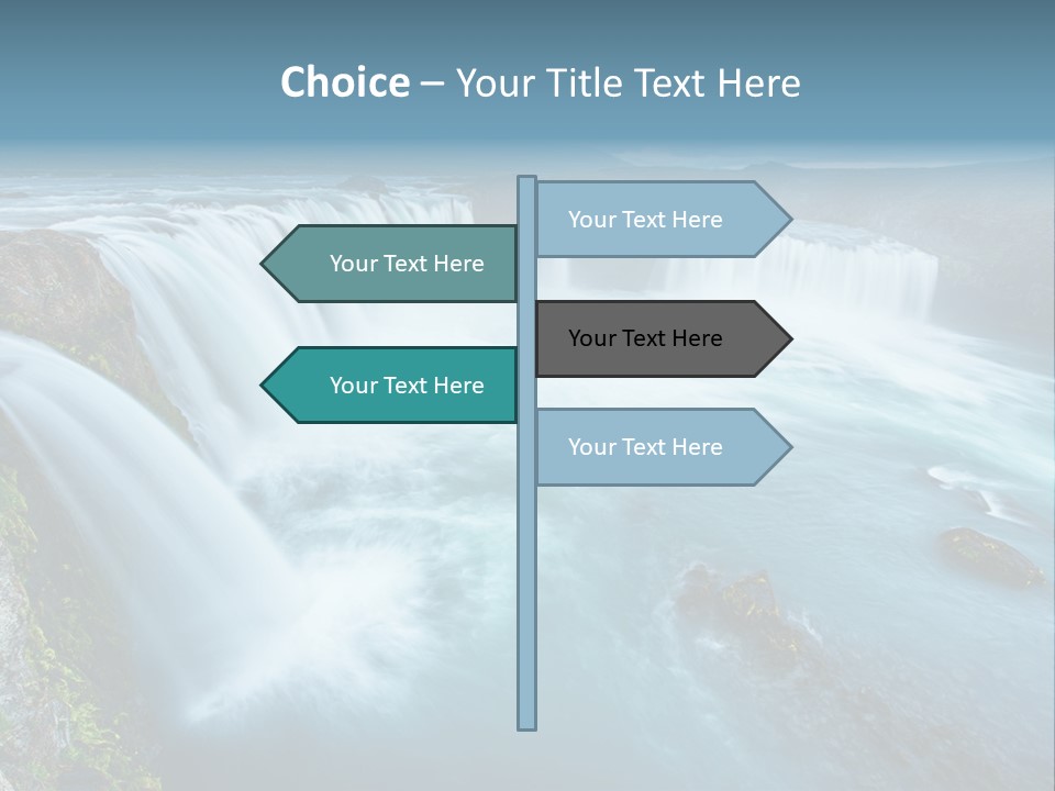 Wave Flow Summer PowerPoint Template
