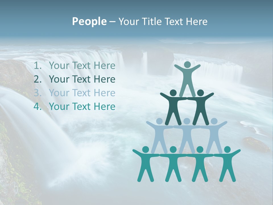 Wave Flow Summer PowerPoint Template