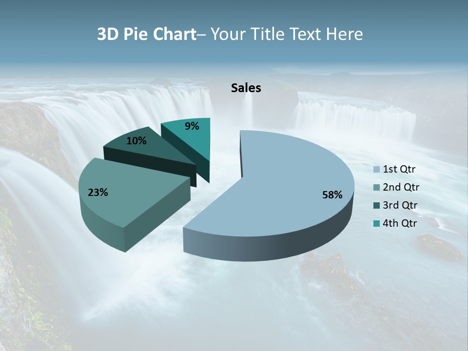 Wave Flow Summer PowerPoint Template