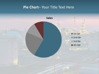 Night Smokestack Ecology PowerPoint Template