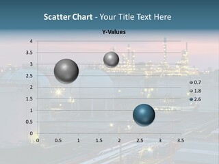 Night Smokestack Ecology PowerPoint Template