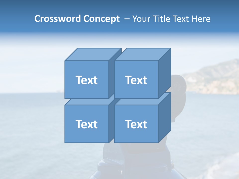 View Aerial Holiday PowerPoint Template
