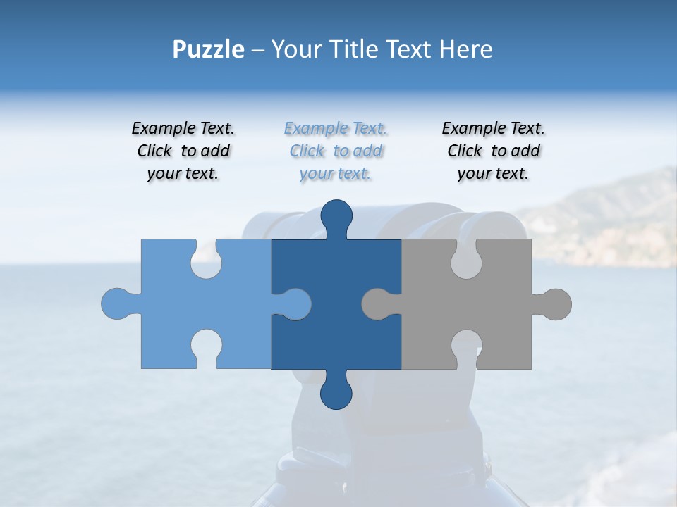 View Aerial Holiday PowerPoint Template