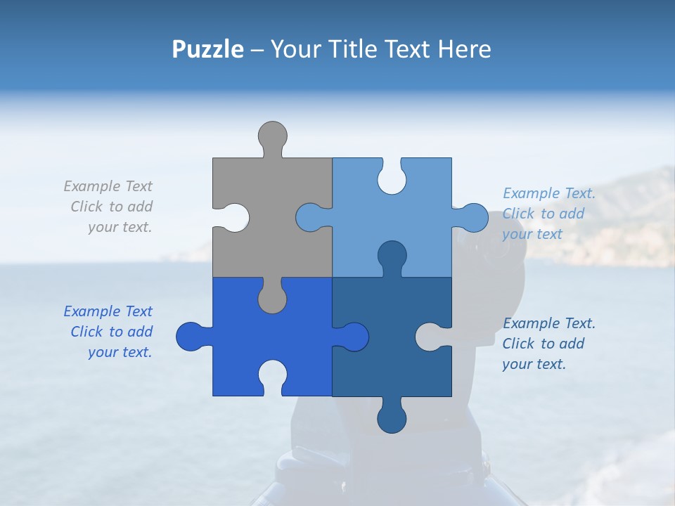 View Aerial Holiday PowerPoint Template