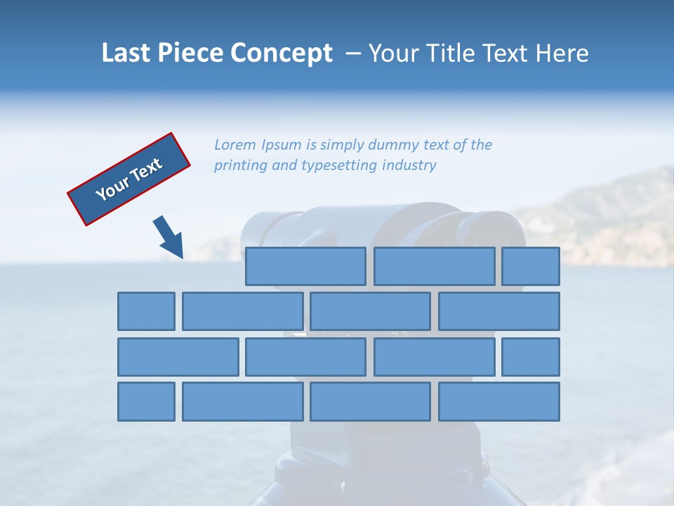 View Aerial Holiday PowerPoint Template