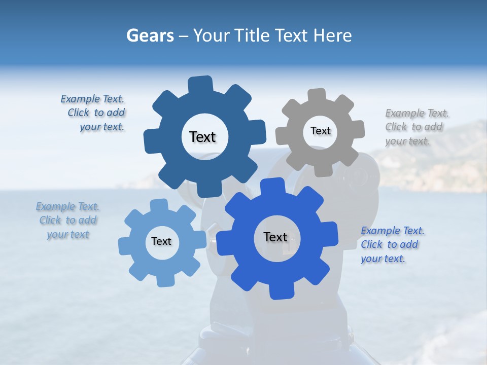 View Aerial Holiday PowerPoint Template