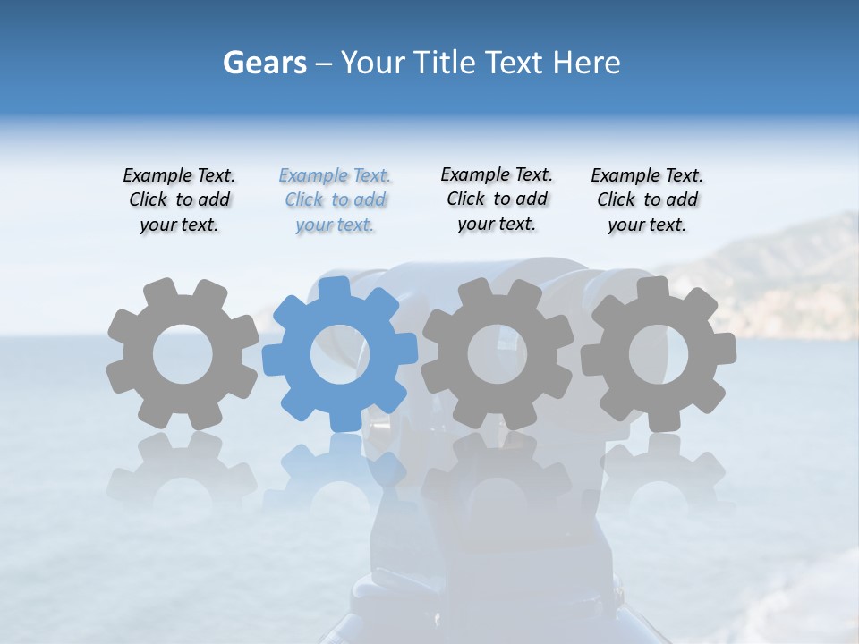 View Aerial Holiday PowerPoint Template