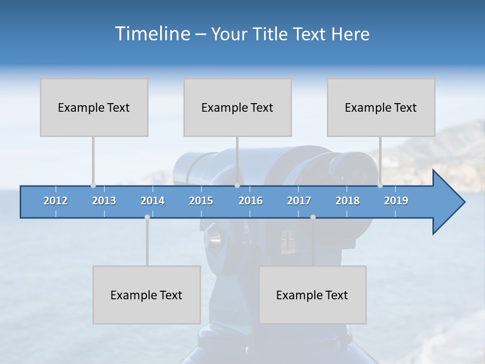 View Aerial Holiday PowerPoint Template