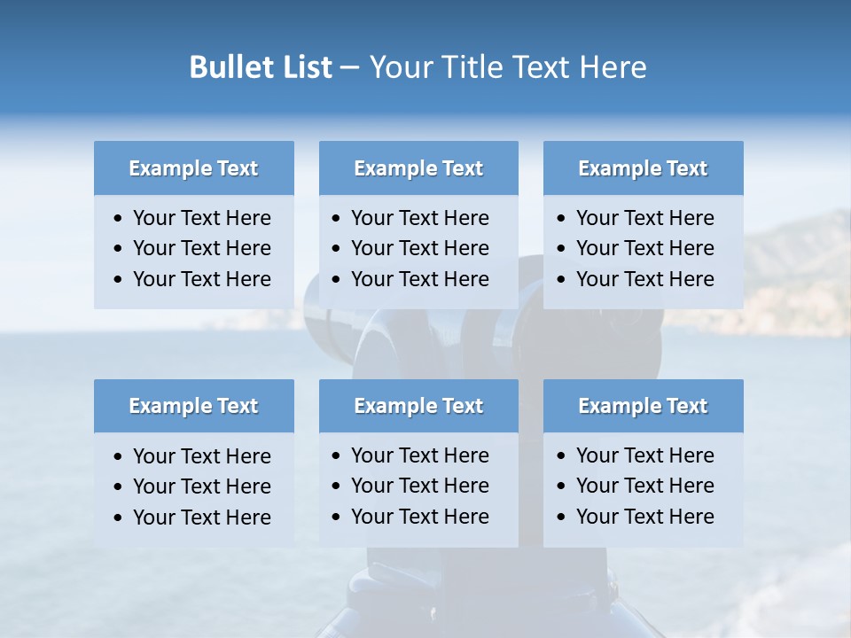 View Aerial Holiday PowerPoint Template