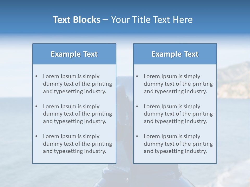 View Aerial Holiday PowerPoint Template
