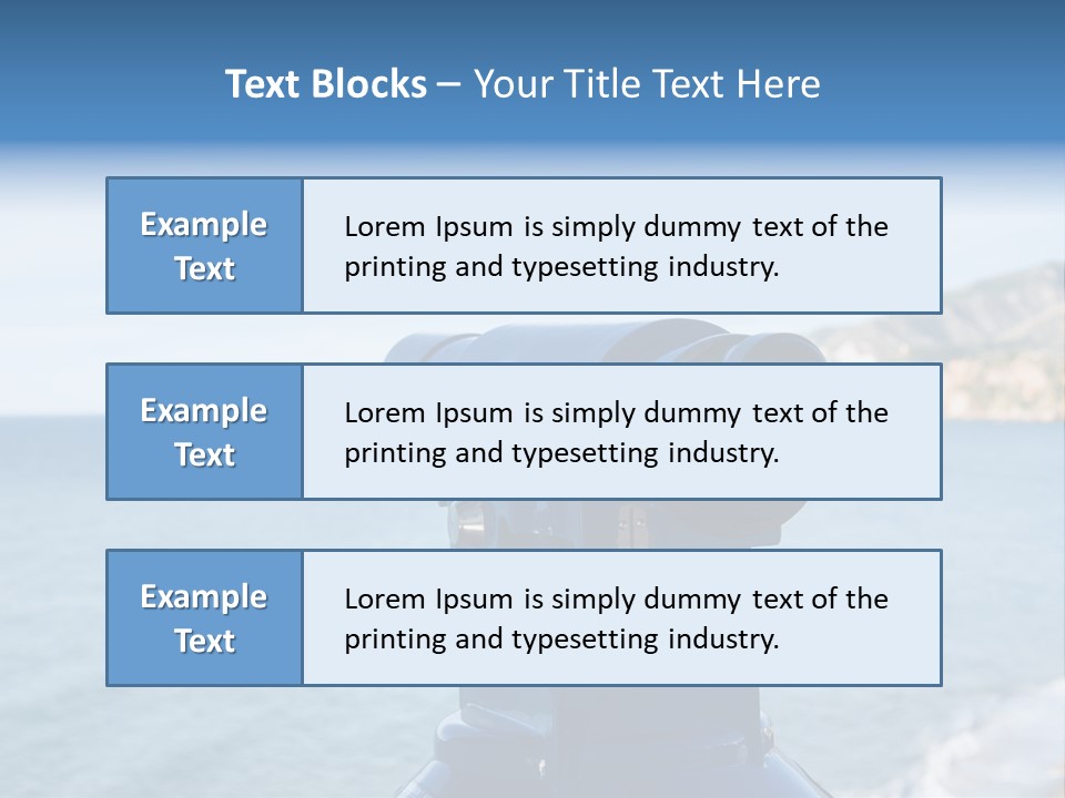 View Aerial Holiday PowerPoint Template