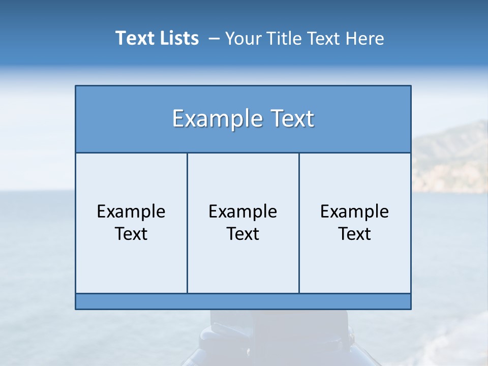 View Aerial Holiday PowerPoint Template