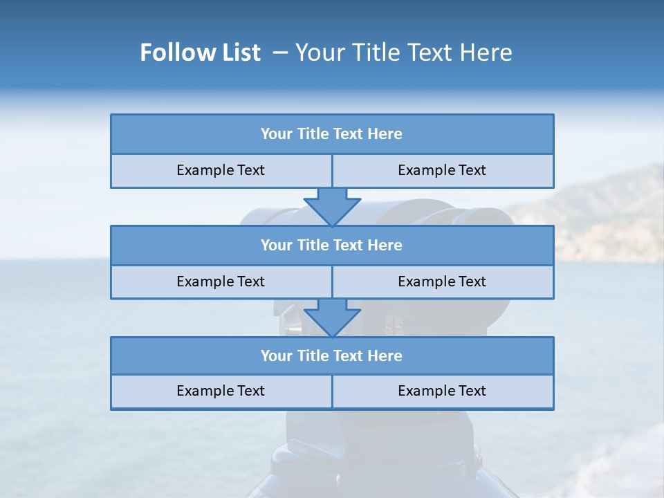 View Aerial Holiday PowerPoint Template