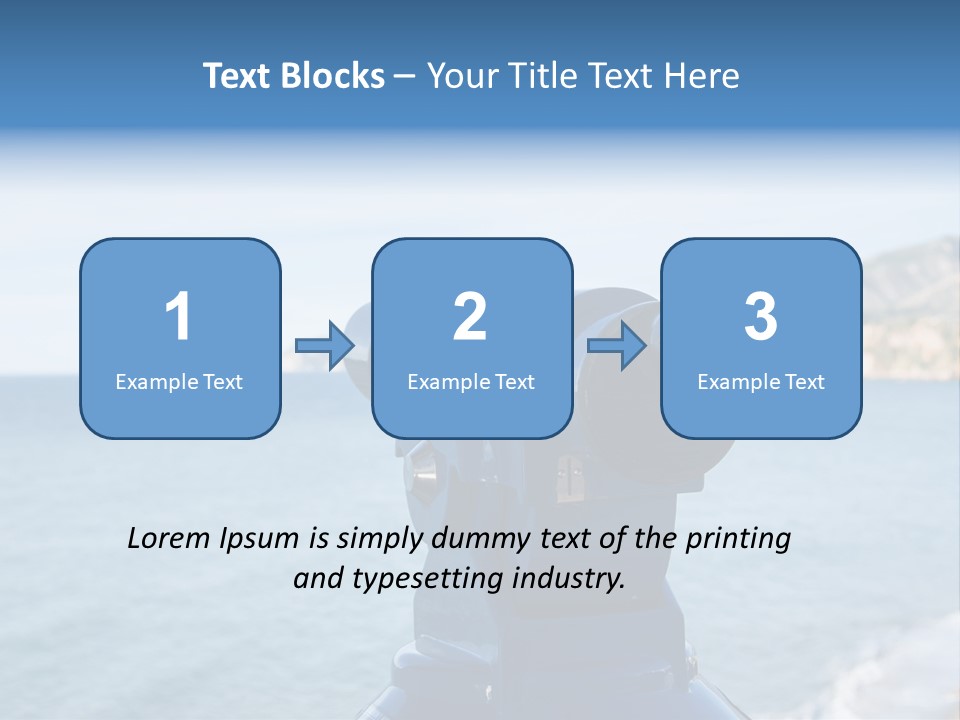 View Aerial Holiday PowerPoint Template