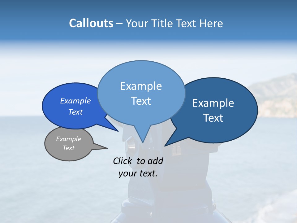 View Aerial Holiday PowerPoint Template