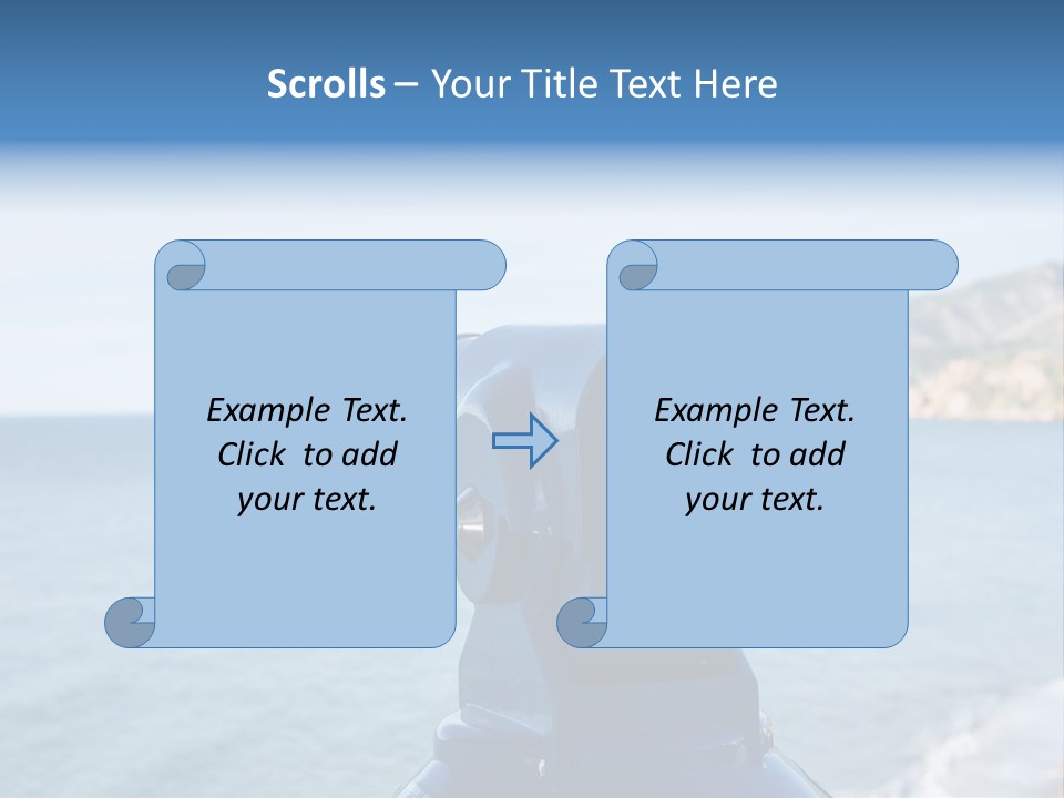 View Aerial Holiday PowerPoint Template
