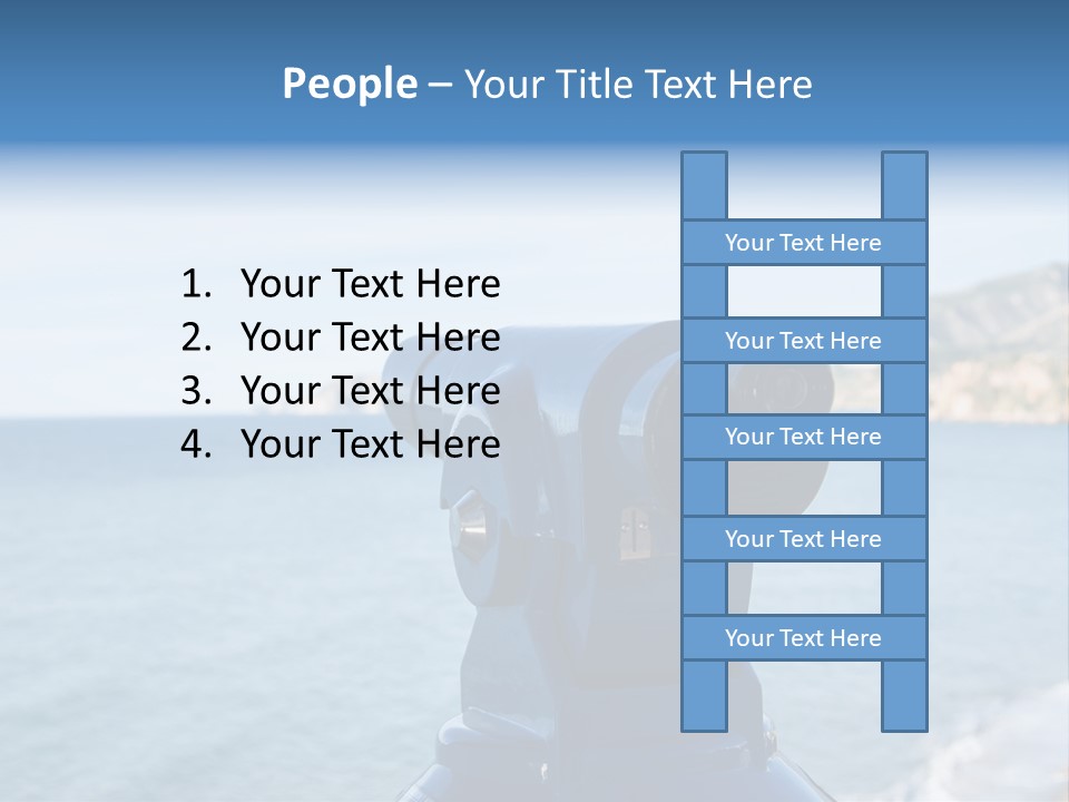 View Aerial Holiday PowerPoint Template