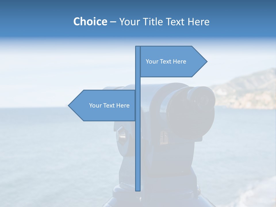 View Aerial Holiday PowerPoint Template