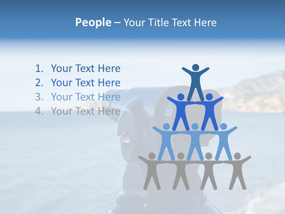 View Aerial Holiday PowerPoint Template