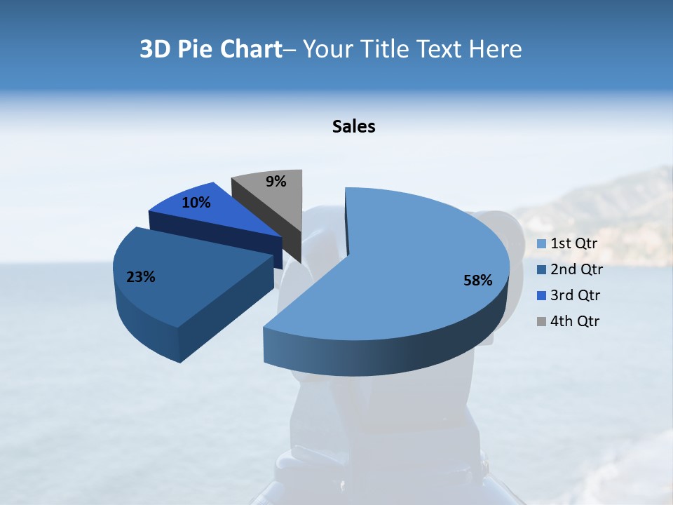 View Aerial Holiday PowerPoint Template